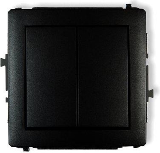 Picture of Karlik DECO cznik podtynkowy wiecznikowy czarny (mat12DWP-2)