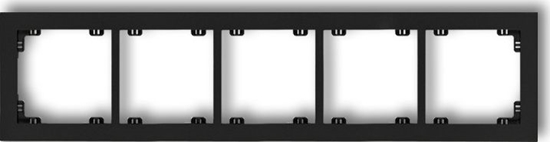 Изображение Karlik Deco Ramka piciokrotna czarny mat (12DR-5)