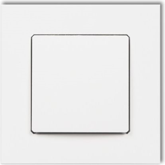 Picture of Karlik Decovac gniazdo podtynkowe ssce odkurzacza centralnego z gniazdem pojedynczym z uziemieniem biae (DGV-1)