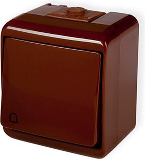 Picture of Karlik JUNIOR cznik hermetyczny zwierny dzwonek brzowe (4WHE-4)