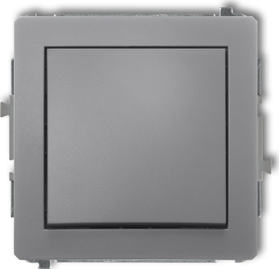 Picture of Karlik cznik Deco jednobiegunowy szary mat (27DWP-1)