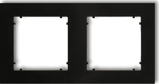 Изображение Karlik MINI Ramka podwójna czarny mat (12MR-2)