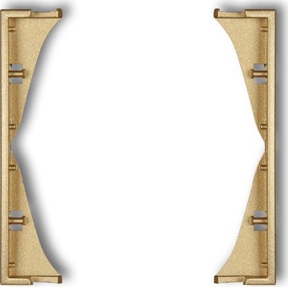 Attēls no Karlik MINI Ramka porednia do gniazd podwójnych zota 29MRP-2