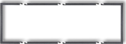 Picture of Karlik Ramka wypeniajca potrójna serii Deco grafitowy (11DRW-3)