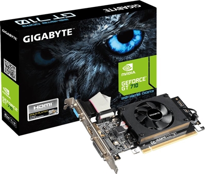 Изображение Karta graficzna Gigabyte GeForce GT 710 2GB DDR3 (GV-N710D3-2GL 2.0)