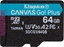 Изображение Karta Kingston Canvas Go! Plus MicroSDXC 64 GB Class 10 UHS-I/U3 A2 V30 (SDCG3/64GBSP)