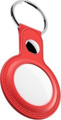 Picture of KeyBudz KeyBudz AirTag Keyring - skórzane etui ochronne do AirTag 2- pack (czerwone)