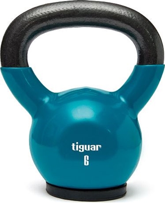 Attēls no Kettlebell Tiguar TI-KB0006 gumowany 6 kg