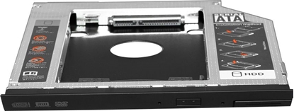 Picture of Kieszeń MicroStorage na drugi dysk do laptopa, SATA, 2.5" 9.5mm (KIT849)