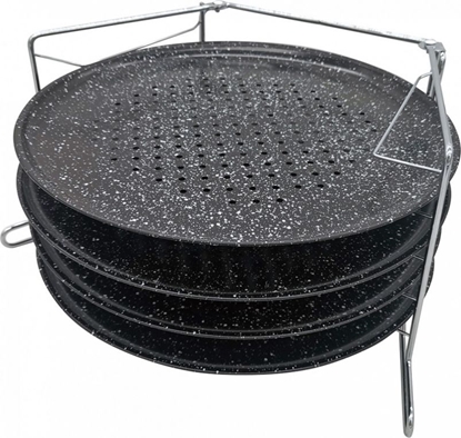 Attēls no KingHoff ZESTAW 4 BLACH DO PIECZENIA PIZZY KINGHOFF KH-1553