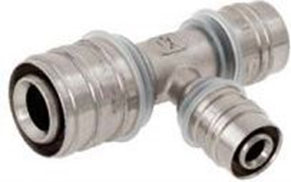 Изображение Kisan Trójnik zaprasowywany redukcyjny 25 x 16 x 16mm (WL 32.04.52.22)