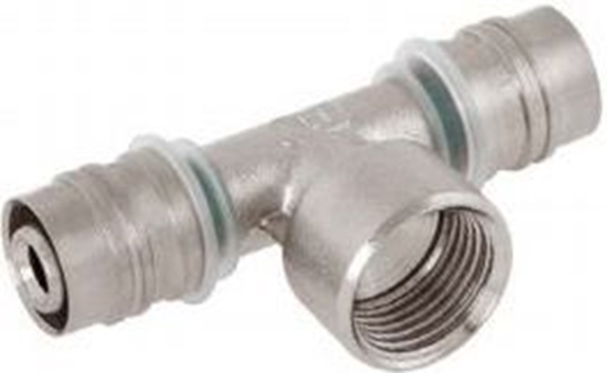 Picture of Kisan Trójnik zaprasowywany z gwintem wewntrznym GW 25 x 1" x 25 (WL 32.44.11.40)