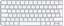 Picture of Klawiatura Apple Magic Keyboard z Touch ID Bezprzewodowa Biało-srebrna US (MK293LB/A)