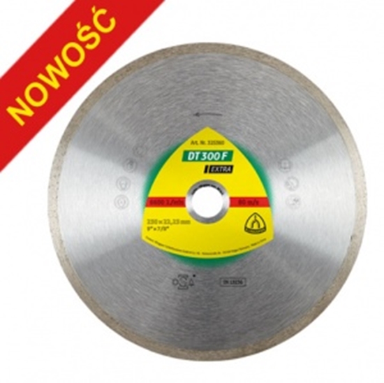 Picture of Klingspor Tarcza tnca diamentowa gadka DT 300F 125mm (325358)
