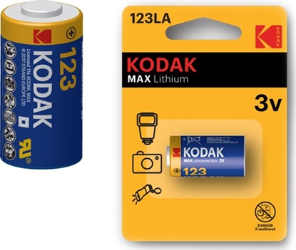 Attēls no Kodak Bateria Max CR123 1 szt.