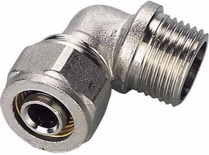 Attēls no Kolano Pex-AL-PEX 1/2" x 20mm gwint zewntrzny