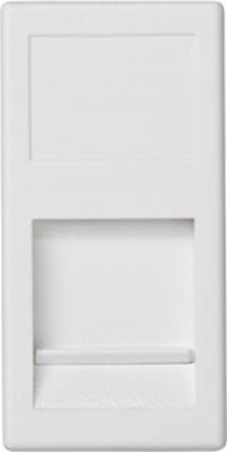 Attēls no Kontakt-Simon Connect Pytka K45 gniazda teleinformatycznego pojedynczego RJ biay (KA76/9)