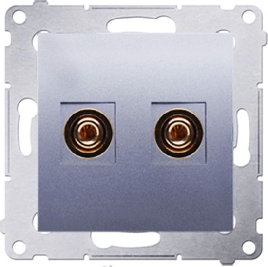 Picture of Kontakt-Simon Gniazdo gonikowe pojedyncze do 6 mm2, srebrny(DGL2.01/43)