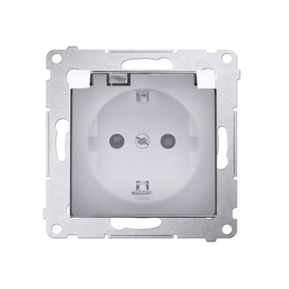 Picture of Kontakt-Simon Gniazdo Simon 54 Premium Schuko do wersji IP44 z przeslonami 16A 250V biae (DGSZ1BZ.01/11A)
