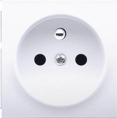 Attēls no Kontakt-Simon Pokrywa gniazda pojedynczego z przesonami biaa (DGZ1ZP/11)