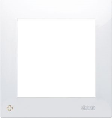 Изображение Kontakt-Simon Ramka pojedyncza Simon 54 antybakteryjna biay (DR1/AB11)
