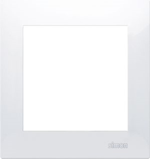 Picture of Kontakt-Simon Ramka pojedyncza Simon 54 Premium do puszek karton-gips biay (DRK1/11)