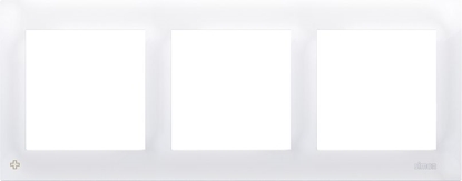 Attēls no Kontakt-Simon Ramka potrójna Simon 54 antybakteryjna biay (DR3/AB11)