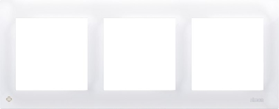 Изображение Kontakt-Simon Ramka potrójna Simon 54 antybakteryjna biay (DR3/AB11)