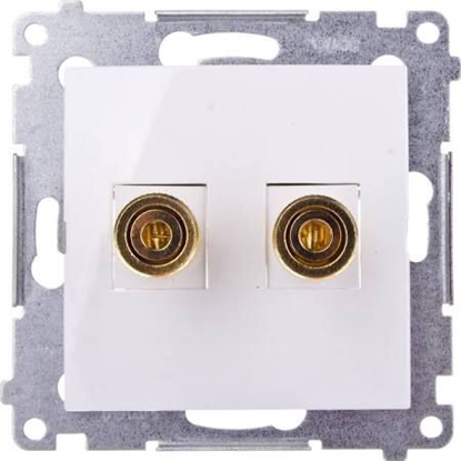 Attēls no Kontakt-Simon Simon 54 Gniazdo gonikowe pojedyncze biae DGL2.01/11 (WMDG-010002-011)