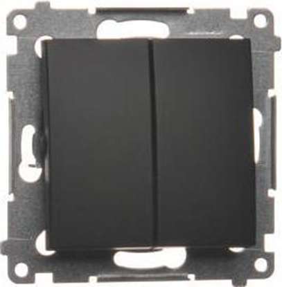 Picture of Kontakt-Simon Simon 54 cznik wiecznikowy (modu) 10AX 250V szybkozcza czarny mat DW5.01/49