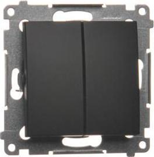 Picture of Kontakt-Simon Simon 54 cznik wiecznikowy (modu) 10AX 250V szybkozcza czarny mat DW5.01/49