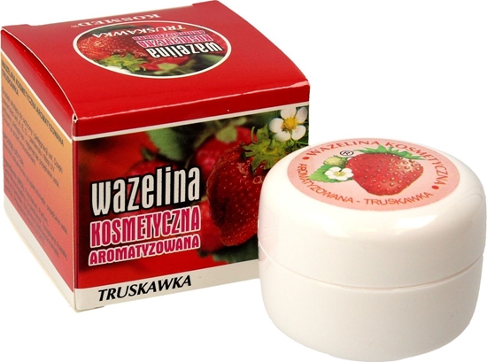 Picture of Kosmed Kosmed Wazelina kosmetyczna aromatyzowana - Truskawka 15ml