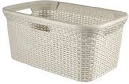 Picture of Kosz na pranie Curver Natural Style 45L kremowy (46804)