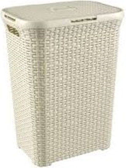 Picture of Kosz na pranie Curver Natural Style 60L kremowy (189207)
