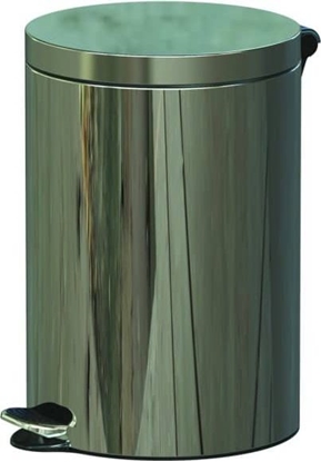 Picture of Kosz na mieci ALDA na peda srebrny (AF613-19)