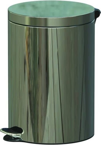 Picture of Kosz na mieci ALDA na peda srebrny (AF613-19)