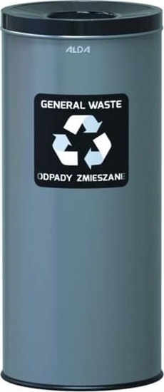 Picture of Kosz na mieci ALDA szary (A651D-10)