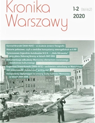 Attēls no Kronika Warszawy 1-2 (161-162)/2020