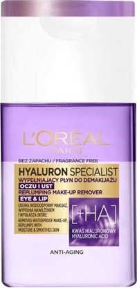 Изображение L’Oreal Paris LOREAL_Hyaluronic Specialist Replumping Make-Up Remover Eye&Lip wypełniajacy płyn do demakijażu oczu i ust 125ml