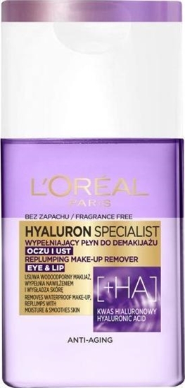 Picture of L’Oreal Paris LOREAL_Hyaluronic Specialist Replumping Make-Up Remover Eye&Lip wypełniajacy płyn do demakijażu oczu i ust 125ml