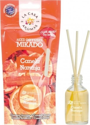 Attēls no La Casa de los Aromas olejek aromatyczny z patyczkami Cynamon Pomaracza 30ml