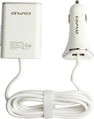 Picture of adowarka Awei C-400 4x USB-A 2 A  (AWEI072WHT)