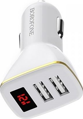 Attēls no adowarka Borofone 2x USB-A 2.1 A  (BFO-BZ11-W)