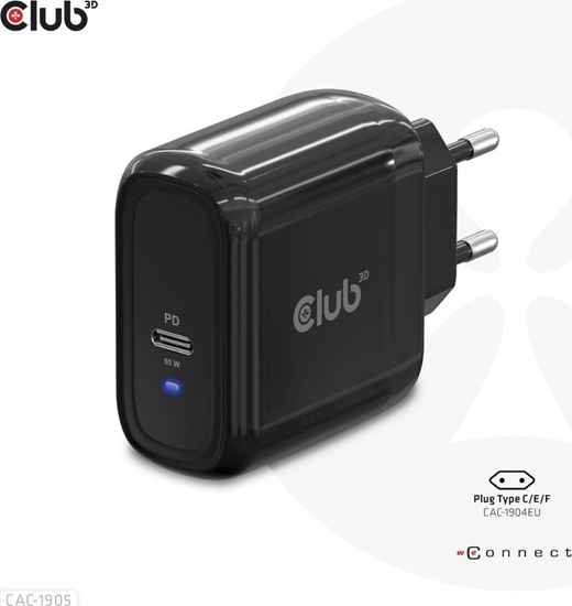 Picture of adowarka Club 3D 1x USB-C  (CAC-1905EU)