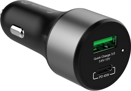 Picture of  Ładowarka samochodowa Power Car Charger 63W USB-C PD 45W + USB QC 3.0 18W