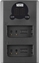 Изображение Ładowarka do aparatu Newell Ładowarka dwukanałowa Newell DL-USB-C do akumulatorów BLN1