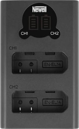 Изображение Ładowarka do aparatu Newell Ładowarka dwukanałowa Newell DL-USB-C do akumulatorów EN-EL14