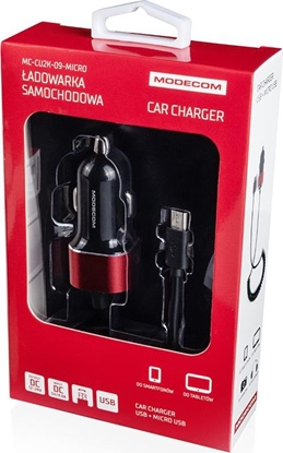 Picture of adowarka Modecom CU2K-09 Jednoczciowa 1x USB-A 2.4 A  (ZT-MC-CU2K-09-MICRO)