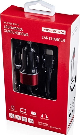 Picture of adowarka Modecom Jednoczciowa 1x USB-A 2.4 A  (ZT-MC-CU2K-09-TC)