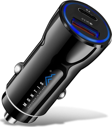 Изображение adowarka Montis MT010 1x USB-A 1x USB-C 3 A  (MT010)